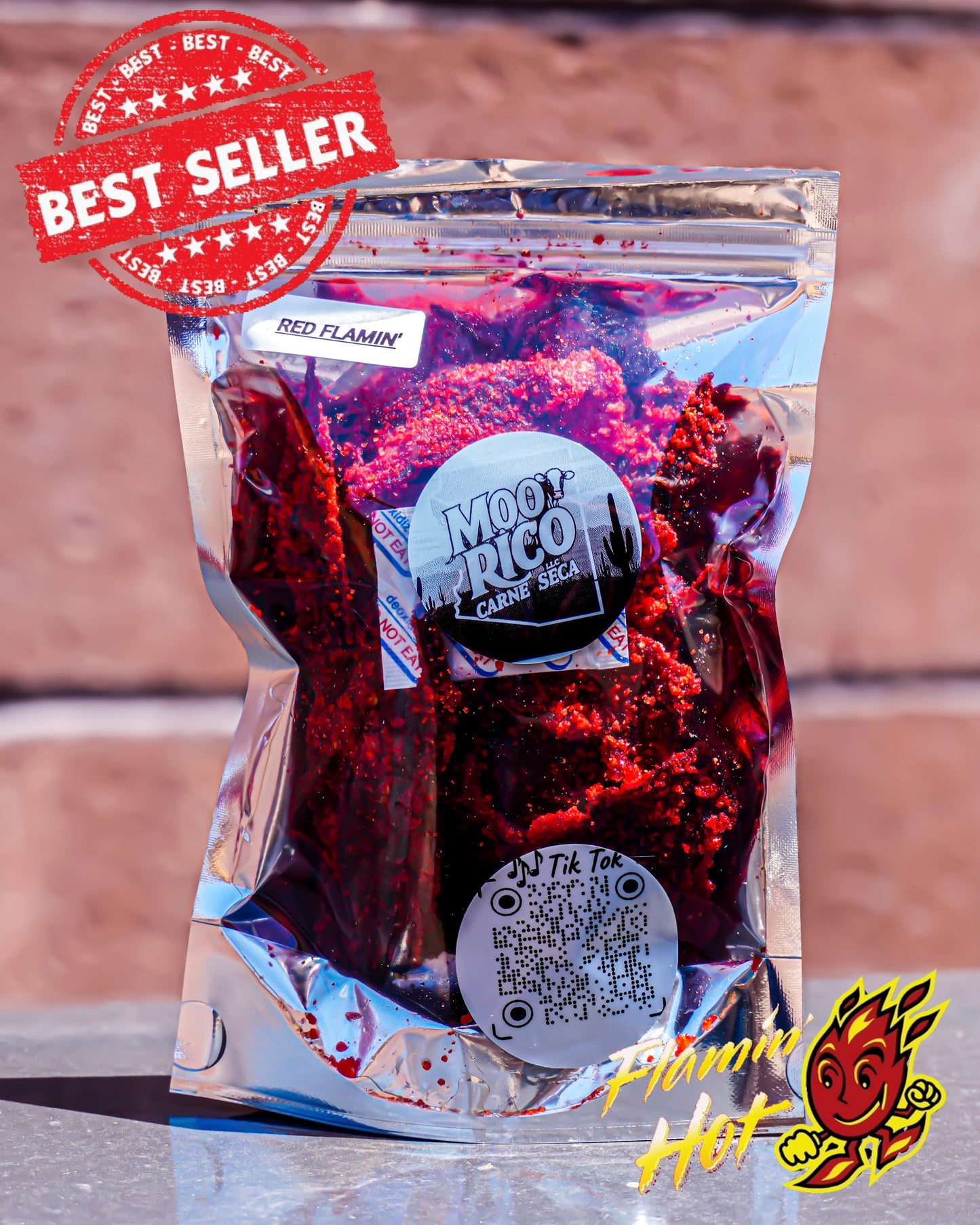 Flamin’ Carne Seca (3oz) - Moo Rico